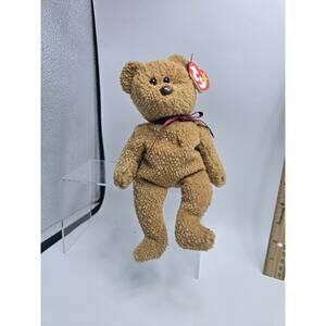Ty Beanie Babies Curly The Bear - Vintage with Tags - Style 4052 Stuffed Animal